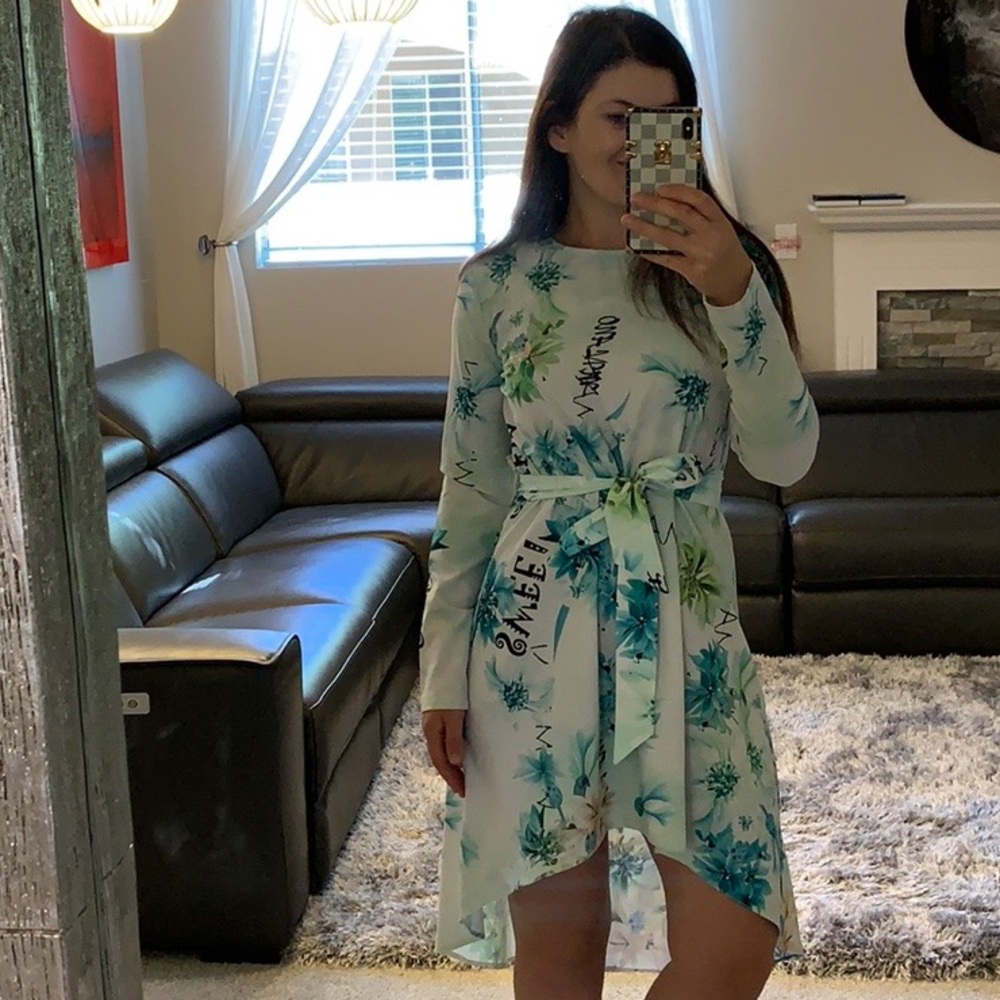 Appleline floral dress